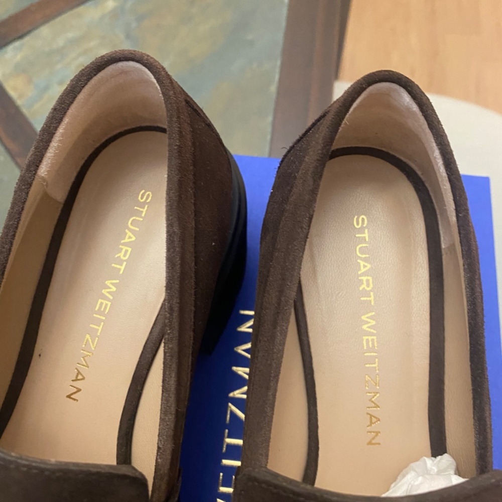 Stuart Weitzman Soho Loafer Hickory 8.5, 39 EU - Picture 3 of 4